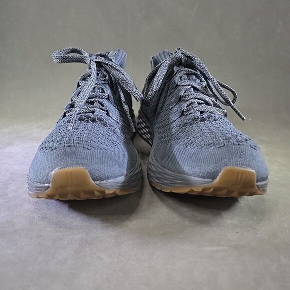 Nobull Diamond Knit Trainer Gray Gum Sole Running Shoes Sneakers Mens Sz 15 EUC - Picture 2 of 10